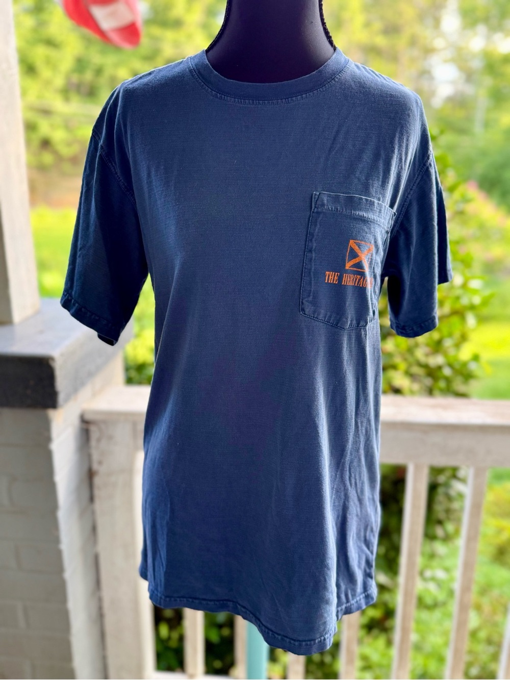 Men's Navy Graphic Tee State Pride the Heritage Line by Volunteer Tradition Sz S - Picture 2 of 5